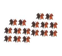Healvian 16 piezas Lazos de Pelo para Niñas Elásticos Suaves con Diseño de Lazo para Halloween Cintas de Pelo para Bebés y Cómodas para Trenzas y Coletas