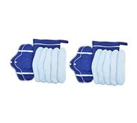 Healvian 16 Piezas toalla higiénica portátil Toalla higiénica lavable Toalla sanitaria lavable compresa menstrual de tela almohadilla de panty menstrual maternidad