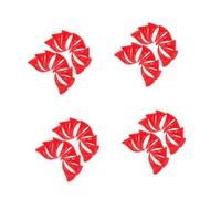 Healvian 160 Piezas Cuernos de Plásticos Rojos para Manualidades Accesorios Diy para Disfraz de Halloween Diadema Ligera y para Adultos y Decoración para Fiesta y Familiar