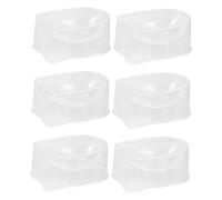 Healvian 18piezas Caja De Almacenamiento Para Reciclaje De Polvo Accesorios Para Manicura Herramienta De Arte Uñas