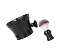 Healvian 1juego Brocha De Afeitar Para Hombre Incluye Tazón Para Jabón Cepillo De Suave y Kit De Cuidado Personal Herramienta De Reutilizable y Fácil De Limpiar