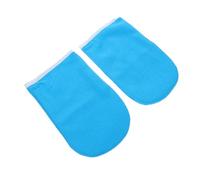Healvian 1par Guantes De Cuidado Hidratante Para Manos Cera Guantes Portátiles Para Spa y Belleza Para Tratamientos De Cera y Masaje Bordes Blancos