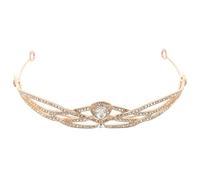 Healvian 1pieza Crown Headdress Retro Style for Halloween Party Wedding and Photography Decor Rhinestone Embellished Elegant and Charming Design