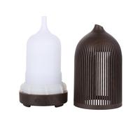 Healvian 1pieza Difusor Aromaterapia USB Mini Humidificador de Aire con Luz Nocturna para Habitación Niña Oficina y Coche Silencioso con Apagado Automático para Aromas y Esencias