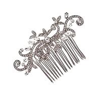 Healvian 1pieza Peine De Pelo Para Novias Rhinestones Tocado Elegante De Cabello Para Bodas y Accesorio De Novia y