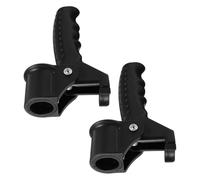 Healvian 2 Bastones Plegables Portátiles de 22Mm para Personas Mayores Empuñadura de Apoyo y Soporte Estable Accesorios Negros para Ayuda al Levantarse y Movilidad Diaria