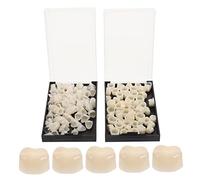 Healvian 2 Cajas De Carillas Dentales Kit De Parche Kit De Aparatos Ortopédicos Chapa Temporal Reemplazo Temporal Tapas Para Reemplazo Roto Kit De Herramientas De Reparación Material De
