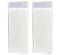 Healvian 2 Cajas De Cepillos Interdentales Cabeza De Hilo Dental Higiene Dental Oral Hilo Dental Limpiadores Interdentales De Dientes Ultra Apretados para Productos De Cuidado Bucal