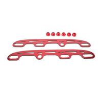 Healvian 2 Juegos Cuchillas de Acero Inoxidable Kit de Conversión para Patines en Línea para Patines de Hielo con Tapones Laterales de Aleación de Aluminio Mejora Velocidad y Estabilidad en