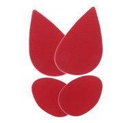 Healvian 2 Pares de tacón alto antideslizantes. bastones para hombres hacer calzar los zapatos que son demasiado zapatos antideslizantes para techos en Adhesivo acrílico rojo