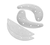 Healvian 2 pares Kit Placas Metálicas para Talón de Zapato Almohadillas Resistentes al para Botas Protección Duradera para Actividades al Aire y Sitios de Trabajo