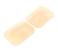 Healvian 2 Pares Práctica De Maquillaje Piel Kit De Cejas Equipo Limpiador De Cepillos De Maquillaje Gel Claro Almohadillas Para Rizadores Kit De Modelado Bigudí Latigazo Pata Gel De Sílice