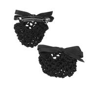 Healvian 2 Piezas Accesorios para Cabello de Diseño Elegante de Moño para Enfermeras Personal de Aerolíneas y Mujeres Entornos Laborales