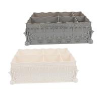 Healvian 2 Piezas Caja Almacenaje Cajas Herramientas Manicura Estuche Almacenamiento Esmalte Uñas Casos Manicura Escritorio Abdominales Caja Herramientas