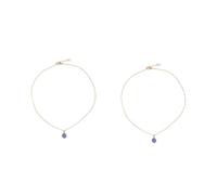 Healvian 2 Piezas Collar Amuleto Turco de Protección con Colgante Azul Gargantilla Elegante para Mujer Joyería para Alejar