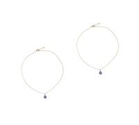 Healvian 2 Piezas Collar Turco Amuleto con Colgante de Azul Protección contra Joyería Unisex para Atraer Buena Fortuna