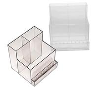 Healvian 2 Piezas De Caja De Almacenamiento De Cabezal De Pulido Uñas De Práctica Para Arte De Uñas Pegatinas Para Uñas Herramientas Para Arte De Uñas Lima De Uñas