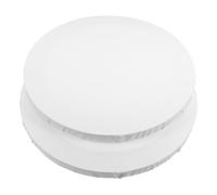 Healvian 2 Piezas de Marco Redondo para Pintura Acrílica de 25 Cm, Mini Lienzo Estirado para Pintura al Óleo, Marco Interior de Tela Resistente para Manualidades y Arte