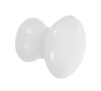 Healvian 2 Piezas de Masaje Redonda de Jade con Cabeza de Masajeador Manual para Rostro y Cuerpo Circulación y Reduce Molestias Dispositivo Spa de Terapias Energéticas Blanco