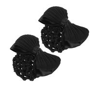 Healvian 2 Piezas Decorativa para Cabello con Horquilla Snood Elegante para Mujeres y Niñas para Entornos Profesionales