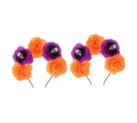 Healvian 2 Piezas Diadema De Bandas Para El Cabello De Halloween Diadema De Fiesta De Halloween Accesorio Para El Cabello Accesorios De Vestuario Diarga De Vestir