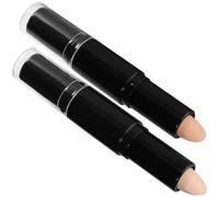 Healvian 2 piezas Dual Head Contouring Stick Correctora Iluminadora y Contorno para Mujer Barra Maquillaje Facial para Resaltar y Disimular Imperfecciones Fácil Aplicación Tonos Combinados