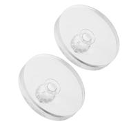 Healvian 2 Piezas Herramienta de Prensado para Sombras de Ojos Sello Restaurador de Plástico Transparente Accesorio Cosmético para Maquillaje de Ojos DIY Rubor y Iluminador