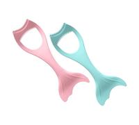 Healvian 2 piezas Herramientas de Maquillaje para Ojos Silicona Suave Ayuda para Delinear y Aplicar Máscara Aditamentos Reutilizables para Mujeres Accesorios Precisión para Maquillaje de