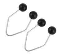 Healvian 2 Piezas Kit de Creación de Entrenador Facial para Mejillas Herramienta Natural para Dimples Diseño de Perlas Negras de Usar y Portátil para Hombres y Mujeres