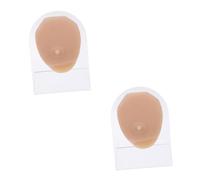 Healvian 2 Piezas Modelo Masculino Piercing En Los Pezones Modelo Práctica Perforación Pezones Maniquí Modelo Mama Hombre Gel Sílice Punción Herramienta Práctica