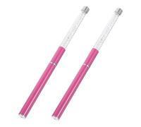 Healvian 2 Piezas Pluma De Esmalte De Uñas Bolígrafo Para Lijar Uñas Bolígrafo Para Pulir Uñas Stick De Piedra De Lijado De Arte De Uñas Suministro De Uñas Púrpura Piedra Esmerilada