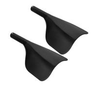 Healvian 2 piezas Protector para Peluquería con Mango para Corte y Tinte de Cabello Cubierta Negra para Salones Resistente Salpicaduras de Laca y Productos Capilares