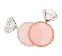 Healvian 2 Piezas Soporte para Exhibición de Uñas Acrílicas con Base de Diamante Diseño Estable y Fácil Limpieza para Mostrar Arte de Uñas y Muestras de Puntas Postizas Salones y Uso