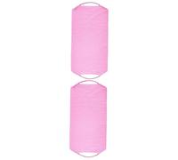 Healvian 2 Piezas tira hacia cuerpo del baño paño elástico de ducha toallas baño toalla baño esponja baño paño de lavado paño de ducha tómate un baño paño de baño tejido elástico rosa