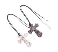 Healvian 2 Piezas Unidades Colgante para Joyería Diy Diseño Artesanal Único Pendiente con Figura Religiosa Cristiana