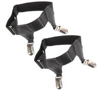 Healvian 2 piezas Unidades Tirantes Antideslizantes para Calcetines Ajustables y Cómodos Soporte para Medias y Ligas Unisex Fijador Práctico para Uso Diario