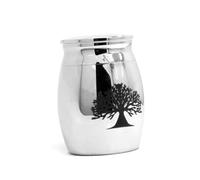 Healvian 2 Piezas Urna De Acero Inoxidable Urna Cineraria para Mascotas Forma De Árbol Vida Entierro De Cenizas De Mascotas