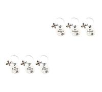Healvian 2 Series Colgante De Inoxidable Para Bolsos Y Claves Adorno Y 3 Piezas*2