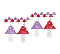 Healvian 2 Series Colgante De Seta Pequeña Lindos Dijes Para Hacer Joyas Encanto Del Collar De Setas Encantos De Setas Hongos Miniatura Colgante De Hongo Oscuro Temático Resina 10 Piezas*2