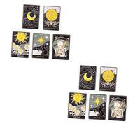 Healvian 2 Series Juego De Broche Sombreros Broches De Ropa Patas Pin De Esmalte Lindo Broche Para Mujer Broches Y Pin Para Mujer Pasador De Tarot Alfileres De Colores Aleación 5 Piezas*2