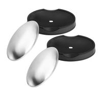 Healvian 2 Uds Barra De Jabón De Acero Inoxidable Jabón Para Eliminar Olores Eliminador De Olores A Jabón Utensilios De Cocina