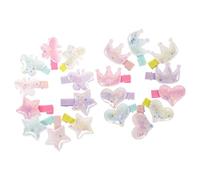 Healvian 20 Piezas Clips para Cabello de Niñas de Horquillas Decorativas Clips de y Accesorios para Cumpleaños y