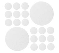 Healvian 20 Piezas Esponjas Faciales Comprimidas de Pulpa Natural Suaves y Redondas para Limpieza Facial y Remoción de Maquillaje Expansión Rápida Secado Ágil Viaje y Hogar Blanco