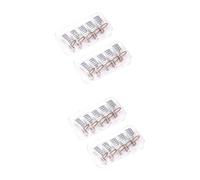 Healvian 20 Piezas herramientas de belleza de uñas formas de uñas para gel constructor formas de uñas para uñas acrílicas gel uñas gel de uñas ferramentas extensión de uñas cosmético Metal