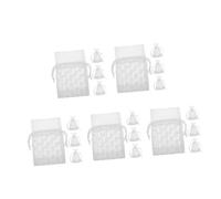 Healvian 20 Piezas Malla con Bordado Floral y Cordón de Bolsas Transparentes para Joyería y Organización Bolsas de para Bodas y Fiestas