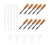 Healvian 20 Piezas Tubo Vacio De Rimel Máscara De Pestañas Impermeable Gel Transparente Para Cejas Rímel De Aceite De Ricino Dispensador De Jabón Essence Mascara Impermeable El Plastico