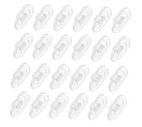 Healvian 200 Piezas Unidades Almohadillas de Silicona para Puente Nasal de Gafas Cojín de Repuesto Transpirable y Antideslizante para Monturas de Lentes y Gafas de Sol Cómodo y Duradero