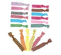 Healvian 20piezas Bandas Cabello Sin Marcas Gomas Elásticas De Cinta Accesorios Pelo Para Mujer Para Salir o Diario