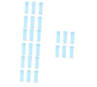 Healvian 24piezas Eliminación De Cera De Oído Herramientas De Limpieza De Oídos Diseño Reemplazable Accesorios De Silicona Suave Limpieza y Práctica