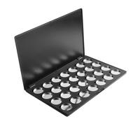 Healvian 28agujeros Tablero Magnético Para Sombras De Ojos Tablero Vacío Para Viaje y Hogar